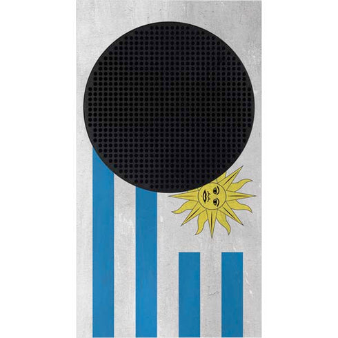 Uraguay Flag Distressed Xbox Series S Skins